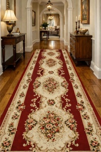 Covor Traversa, Lotos, Rosu, 120x700 cm, Delta Lotos 574 210