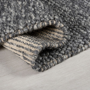 Covor traversă Minerals Gri Închis 60X230 cm, Flair Rugs - Img 3