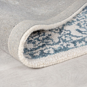Covor Yasmin Ivory/Albastru 160X230 cm, Flair Rugs - Img 3