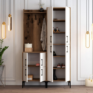 Cuier BerlinBA Walnut-Alb - Img 3