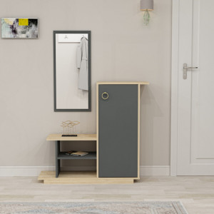 Cuier Hol Asia Oak-Antracit - Img 2