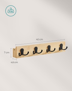 Cuier Songmics Bej 40x7.4x7 cm - Img 5