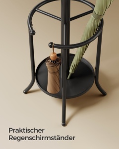 Cuier Songmics Negru 40x40x175 cm - Img 3