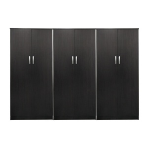 Dulap cu 6 usi, Athos, V2, Wenge, 240x42x180 cm - Img 3