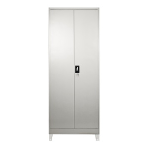 Dulap din metal, compartimentat,, Zogi, Pako, Gri deschis 70x40x190 cm - Img 3