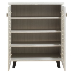 Dulap Pantofi Mantam 12 Perechi Alb-Gri 78x40x92 cm - Img 6