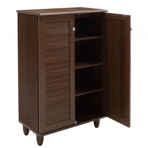 Dulap pantofi SANTΟ 10 perechi culoarea nuc 60x34.5x91.5cm - Img 4