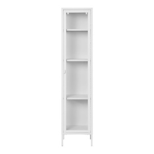 Dulap vitrina Brisbane, Alb, 35x40x180 cm - Img 5