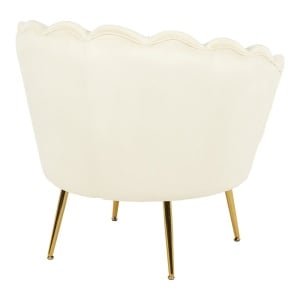 Fotoliu Daimon Crem 79x74x78 cm - Img 2