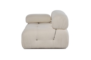 Fotoliu modular Bubble Alb - Img 3