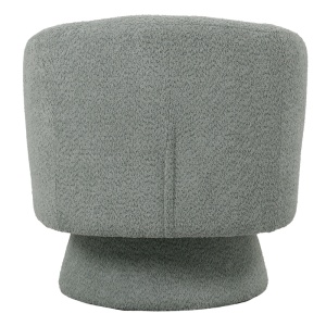 Fotoliu rotativ Kreslo, Pako World, Textil, Verde deschis, 78x81x77 cm - Img 4