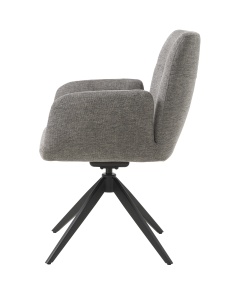 Fotoliu rotativ ROXANA SELECT, Gri, 62x88x58 cm - Img 3