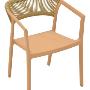 Fotoliu Sillia, Pako World, Cappuccino, 55x52x74 cm - Img 7