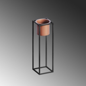Ghiveci decorativ GED023B Cupru 15x50x15 cm - Img 5