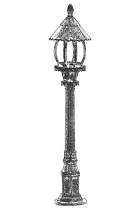 Lampadar de exterior Baraka Maro 100x20 cm - Img 2
