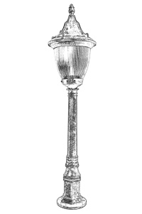 Lampadar de exterior M2B Maro 105x26 cm - Img 2