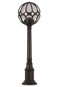 Lampadar de exterior M3B Negru 95x23 cm