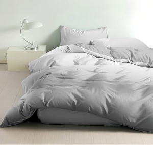 Lenjerie cu Elastic 180x200 Rainbow Pearl 4 Piese (Finet)