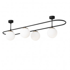 Lustra Abakus - 4891 Negru Alb - Img 2