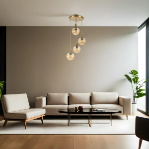 Lustra Afra Chihlimbar 30x30x70 cm