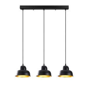 Lustra Berceste Negru 70x40x111 cm - Img 2