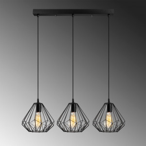 Lustra Diamond - 704-S1 Negru - Img 4