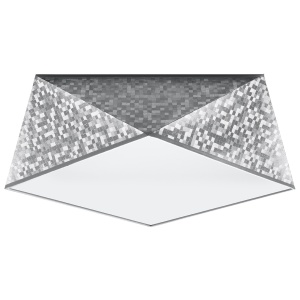 Lustra Hexa Argint 35x35x15 cm