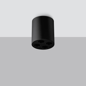 Lustra LED Zoe Negru 4000K 7.2x7.2x8.3 cm - Img 2