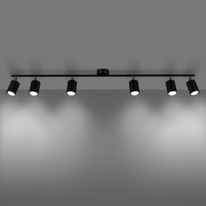 Lustra Lemmi Negru 135x24x20 cm - Img 3