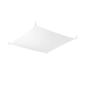 Lustra Luna Alb 3000K 140x140x15 cm