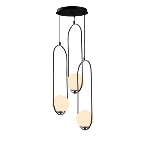 Lustra Mudoni Negru 44x146 cm - Img 2