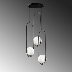 Lustra Mudoni Negru 44x146 cm - Img 4