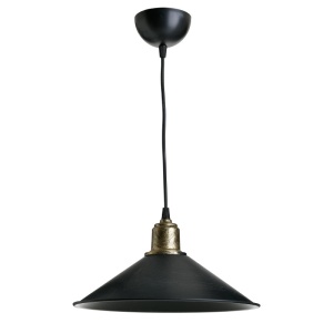Lustra PWL-0964 negru si bronz antic 30x30x62 cm