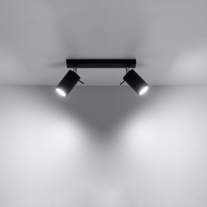 Lustra Ring Negru 30x6x16 cm - Img 3