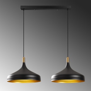 Lustra Saglam Negru 68x36x132 cm - Img 4