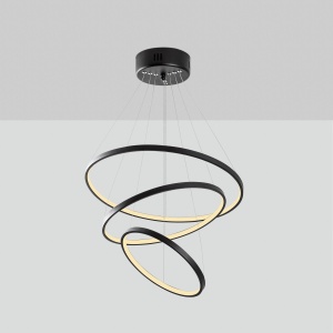 Lustra Simit Negru 50x80x50 cm - Img 5