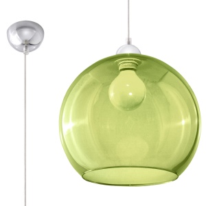 Lustra suspendata Ball Verde 30x30x120 cm