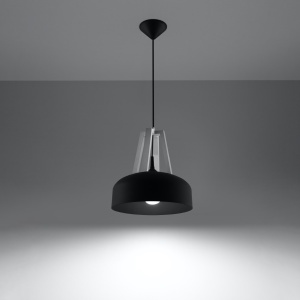 Lustra suspendata E27 Casco V2 Alb 30x30x85 cm - Img 3
