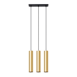Lustra suspendata Lagos Auriu lucios 45x6x90 cm