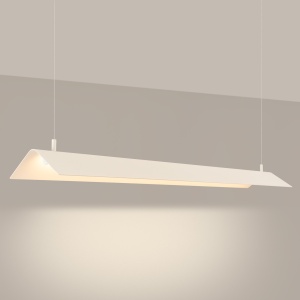 Lustra suspendata LED Elva Bej 3000K 150x27.5x200 cm - Img 3