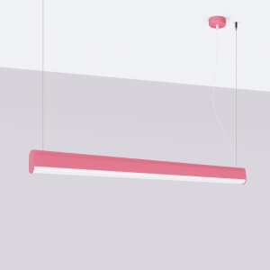 Lustra suspendata LED Farge Roz 4000K 120x8x150 cm - Img 2