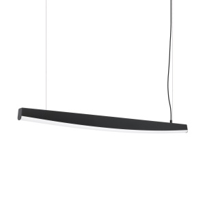 Lustra suspendata LED Jorun 120 Negru 3000K 120x3x210 cm