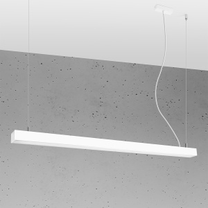Lustra suspendata LED Pinne Alb 3000K 118x6x150 cm - Img 2