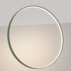 Lustra suspendata LED Rio 110 Olive 3000K 110x16x150 cm - Img 3