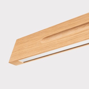 Lustra suspendata LED Skog Stejar 3000K 150x5.5x210 cm - Img 5