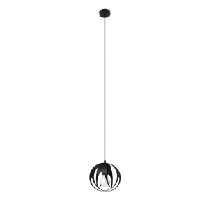 Lustra suspendata Tulos Negru 16x16x125 cm