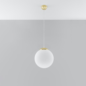 Lustra suspendata Ugo Auriu 30x30x120 cm - Img 2