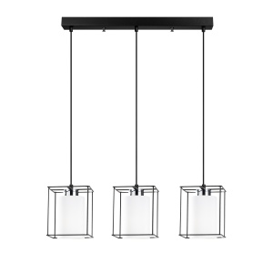 Lustra Swank Negru 65x65x113 cm - Img 5