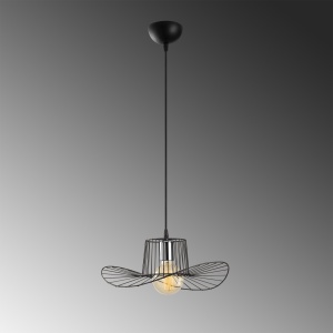 Lustra Tel Negru 110x38 cm - Img 4
