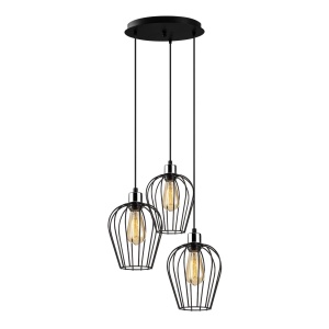 Lustra Tel Negru 41x115 cm - Img 5